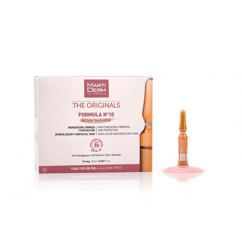 FORMULA Nº10 HD Color Touch SPF30 - 10 ampollas FORMULA Nº10 HD Color Touch SPF30 - 10 ampollas